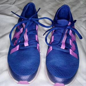 Under Armour youth purple sneakers
